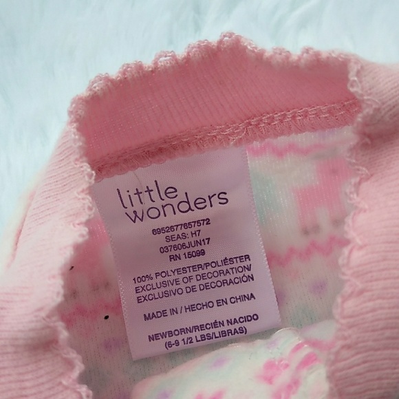 🆕NWT:Newborn Footed Pajamas - Picture 4 of 7